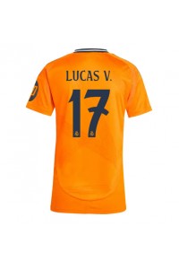 Fotbalové Dres Real Madrid Lucas Vazquez #17 Dámské Venkovní Oblečení 2024-25 Krátký Rukáv